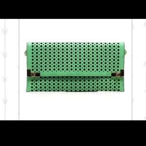 Green Laser Printed Polka Dots Envelope